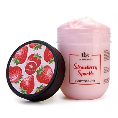 The Bath Store Strawberry Sparkle Body Yogurt 200 gm - Lotions & Creams