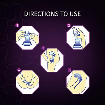 Pee Safe Domina Female Condom (pack of 4) 1's - Plain/Flavoured Condoms