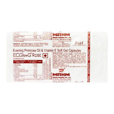 ECGLOW G ROSE Softgel Capsule 10's - Supplements-Vam