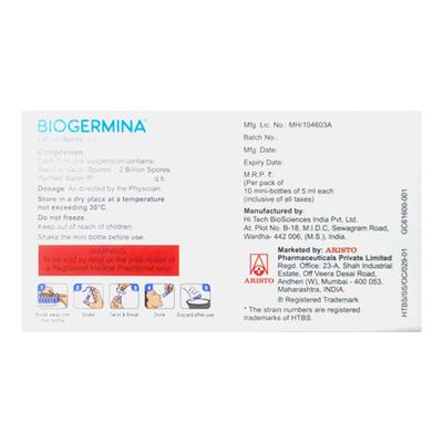 BIOGERMINA Suspension 10x5ml - Diarrhoea-Ant