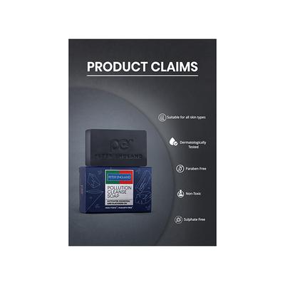 Peter England Pollution Cleanse Soap 100 gm - Soaps