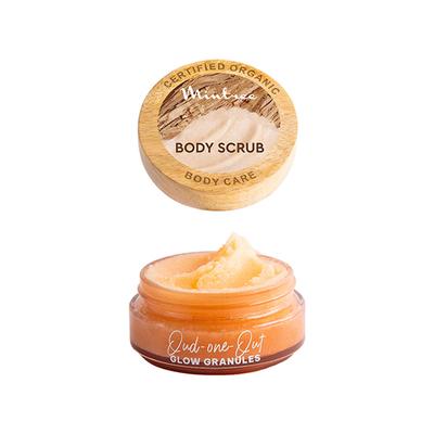 Mintree Certified Organic Luxury Oud Sugar Scrub, Exfoliates and Brightens Skin, Removes Tan 150 gm - Scrubs & Exfoliants