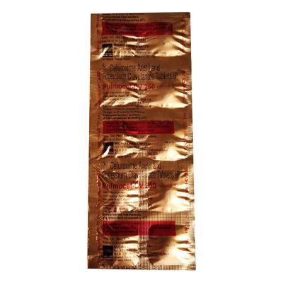 PULMOCEF CV 250 Tablet 10's - Bacterial Infections-Cep