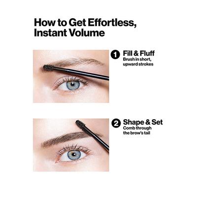 Revlon Colorstay Brow Fiber Filler Gel - Medium Brown 6.8 ml - Eyebrow Pencils & Enhancers