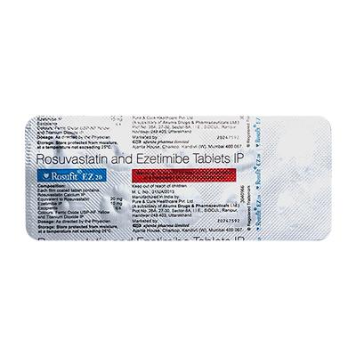 ROSUFIT EZ 20 Tablet 10's - High Cholesterol-Dys