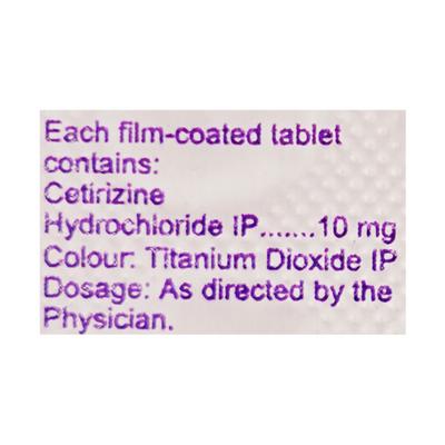 Alerid 10mg Tablet 10'S - Allergies-Ant