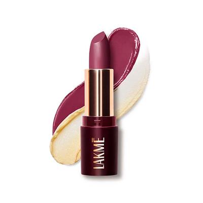 Lakme Ultimat Glam Satin Matte Lipstick -Purpsprk-UW1 4.3 g - Lipsticks