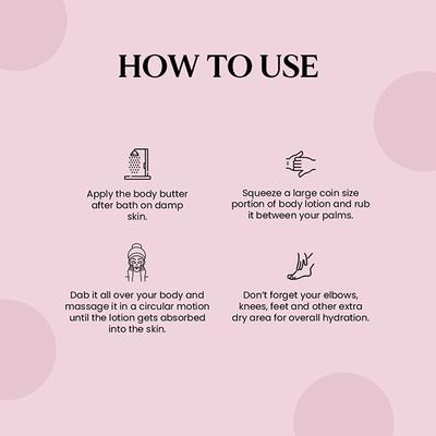 Saniolla Rose Body Butter 100 gm - Body Butter