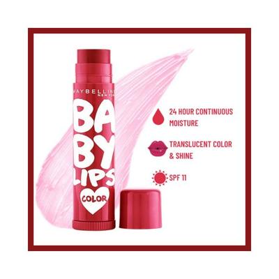 Maybelline New York Baby Lip Balm Berry Crush 4 gm (N) - Lip Balms