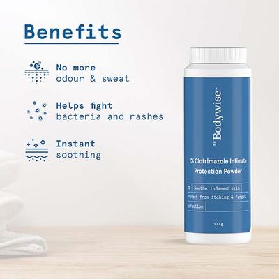 Be Bodywise Anti-Fungal Dusting Itch Powder 100 gm - Talcum Powders