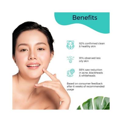 Pilgrim Volcanic Lava Ash Foaming Face Wash with Brush 120 ml - Face Wash & Cleansers