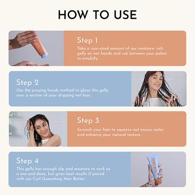 Fix My Curls Curl Quenching Flaxseed Gelly with Aloe Vera, Chia, and Flax Seeds for Curly, Wavy and Frizzy Hair 200 gm - Hair Sets & Kits
