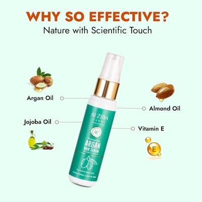Alziba Cares Moroccan Argan Hair Serum 50 ml - Face Serum