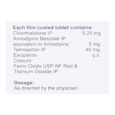 TELLZY ACH 40/5/6.25 Tablet 10's - Hypertension-Ana