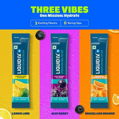 Liquid I.V. Hydration Multiplier- Lemon Lime, Electrolyte Powder Drink Mix 12's - Multi-Vitamins