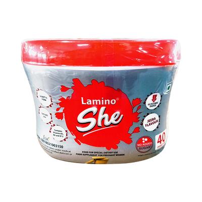 LAMINO SHE NO ADDED SUGAR JEERA FLAVOUR Diskettes 40's - Supplements-Vam