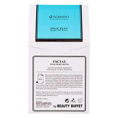 Scentio Milk Plus Organic Bright&White Facial Day&Night 50 ml - Facial Kits
