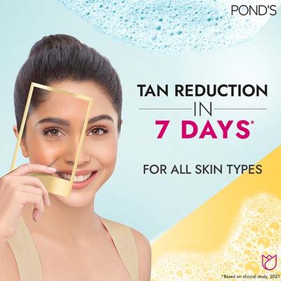 Ponds Detan Facewash For Tan Reduction With Brightening Vitamin C & Niacinamide 100 gm - Face Washes