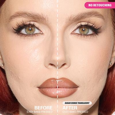 HUDA BEAUTY Easy Bake Airbrush Matte Pressed Powder - Sugar Cookie Translucent 8.5 g - Compact Powder