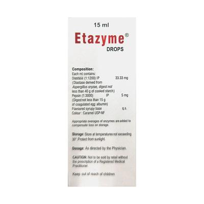 Etazyme Drops 15ml - Digestion-Dig