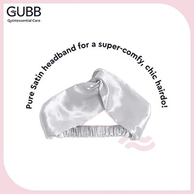 GUBB Satin Headbands - (Pack of 4) 1's - Hair Clips/Bands