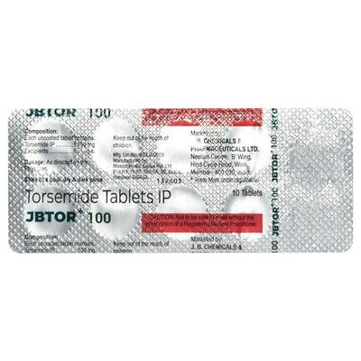 JBTOR 100 Tablet 10's - Hypertension-Diu