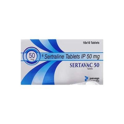 SERTAVAC 50 Tablet 10's - Depression-Ant