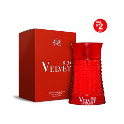 St. John Red Velvet Fragrance - Pack of 2 x 100 ml - Lotions & Creams