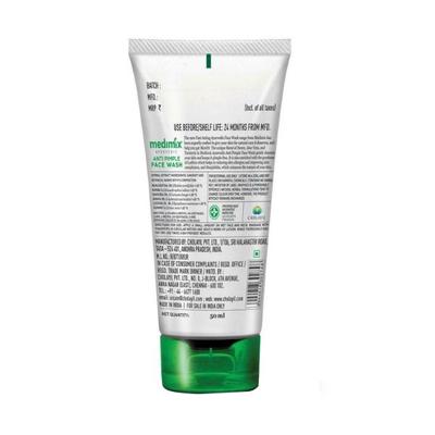 Medimix Ayurvedic Anti Pimple Face Wash 50 ml - Face Washes