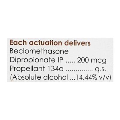 Beclate 200 Inhaler 200Md - Asthma/COPD-Ast