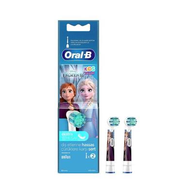 Oral B Kids Electric Rechargeable Toothbrush Heads Replacement Refills, Featuring Disney Frozen Characters 2's - Toothbrushes