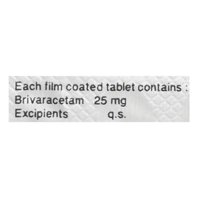 BRITZILAM 25 Tablet 14's - Epilepsy/Convulsion-Ant