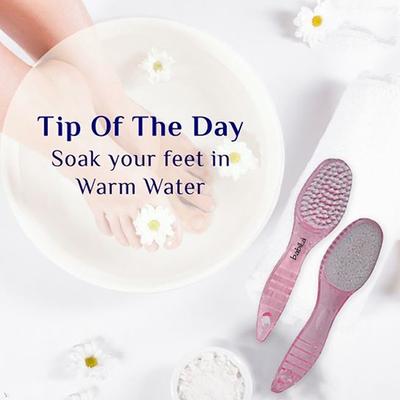 Babila Pumice Stone/ Brush with handle-PC-v 05 1's - Foot Scrubs