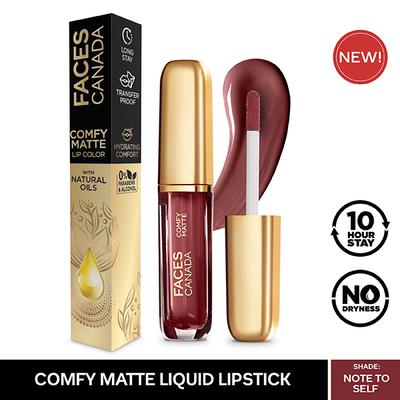 Faces Canada Lip & Face Combo - Note To Self + Weightless Compact (Natural) 1's - Lipsticks