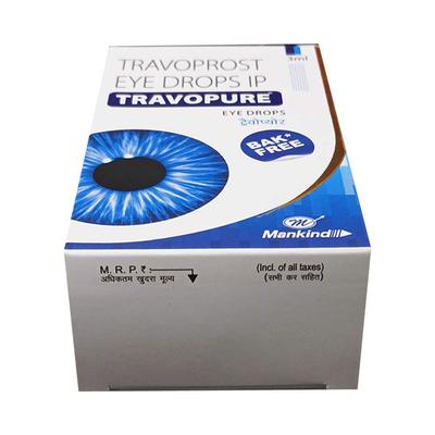 TRAVOPURE BAK FREE Eye Drops 3ml - Glaucoma-Ant