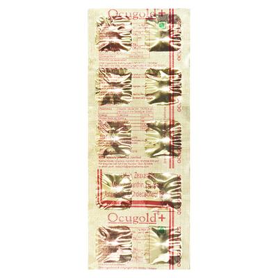 Ocugold Plus Tablet 10'S - Supplements-Vam