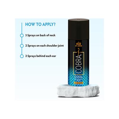St.John Deo Cobra Cool Limited Edition Deodorant Long-Lasting Body Spray 150 ml - Men Deodorants/Roll-Ons