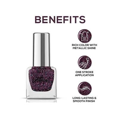 RENEE Glitterati Nail Paint - Lunar Eclipse 10 ml - Nail Polish