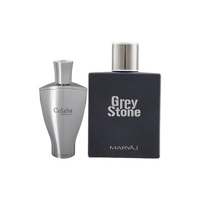 Ajmal Colaba Mukhallat Concentrated Perfume Oil Floral Oriental And Maryaj Grey Stone EDP Aromatic Woody Perfume 114 ml - Perfumes (Edt/Edp)