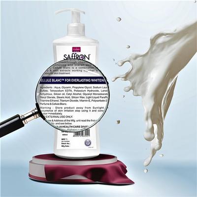 VI-John Saffron My Body Milk Fairnes Body Lotion for Men & Women 400 ml - Lotions & Creams