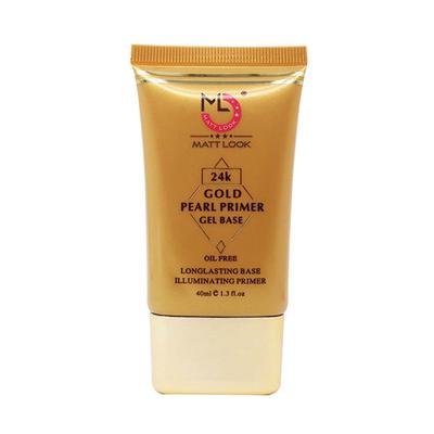Matt Look PR-05 24K Gold Pearl Primer Gel Base, Oil Free and Long - Lasting, Illuminating Primer 40ml - Primer