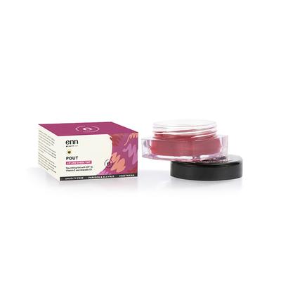 ENN Pout Lip And Cheek Tint With SPF 10 And Avocado Oil - Bare Blush 5 gm - Blush Brush