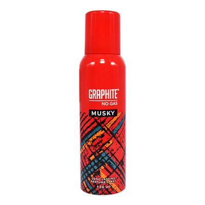 GRAPHITE MUSKY NO GAS DEO 120 ml - Body Mist/Spray