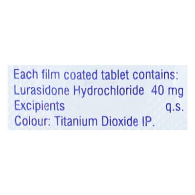 Luramax 40mg Tablet 10'S - Schizophrenia-Aps