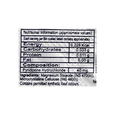 Becosix 40mg Tablet 10'S - Supplements-Vam