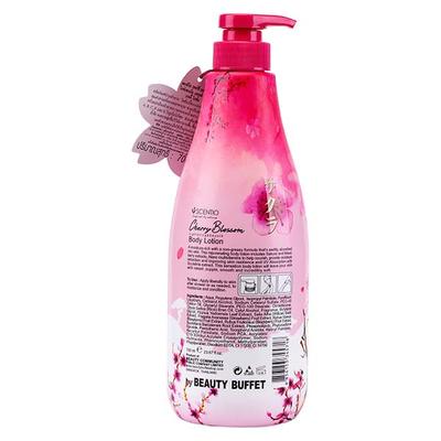 Scentio Cherry Blossom Lightening & Smooth Body Lotion 700 ml - Lotions & Creams