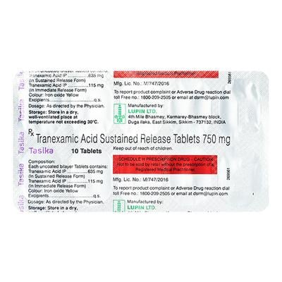 TASIKA 750 Tablet 10's - Bleeding Disorders-Hae