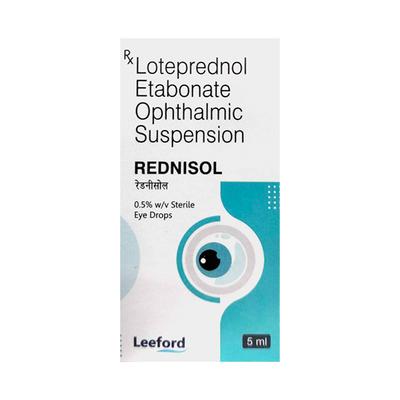 REDNISOL 0.5% Ophthalmic Suspension 5ml - Eye conditions-Eye