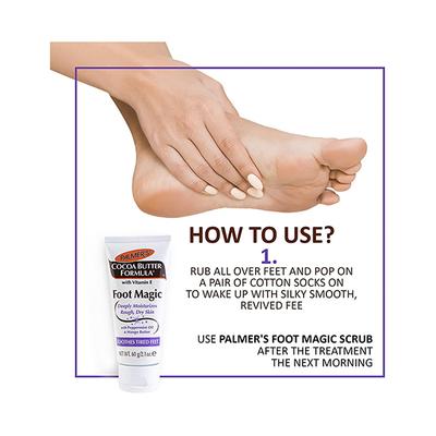 Palmer's Cocoa Butter Formula With Vitamin E Foot Magic Cream 60gm - Foot Care