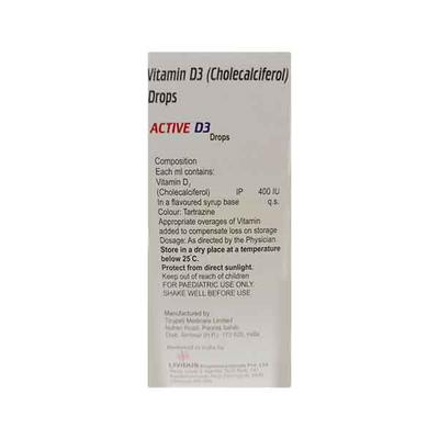 ACTIVE D3 400iu Oral drops 30ml - Supplements-Vit